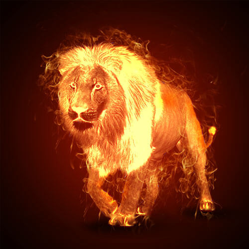 Тотем Огненный лев